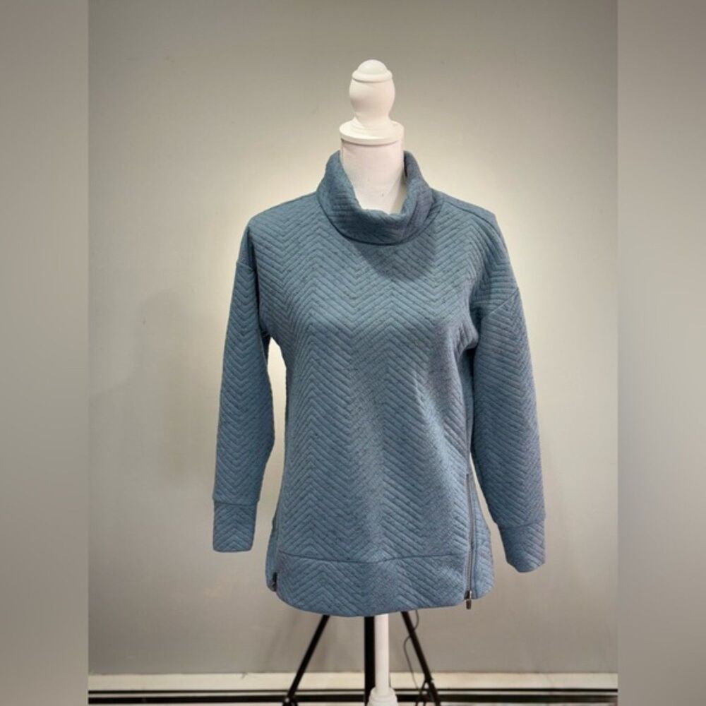 CLEAROUT! Slate Blue Reebok Cowl Sweater Size S VGUC